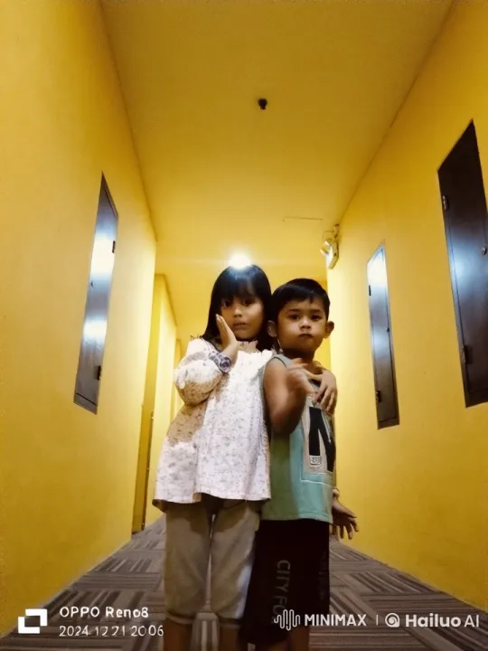 Children's Playful Kung Fu Display in Hallway – AI Generated Video | Hailuo AI
