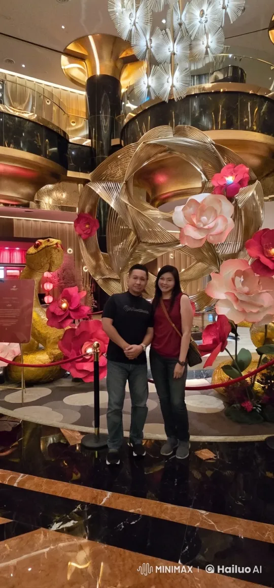 Couple Showcases Martial Arts in Luxurious Lobby Setting – AI Generated Video | Hailuo AI