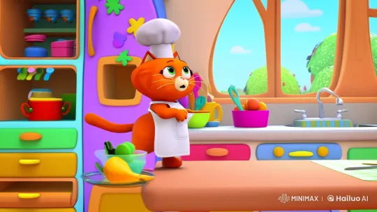 Orange Cat Chef: Whiskered Culinary Comedy – AI Generated Video | Hailuo AI