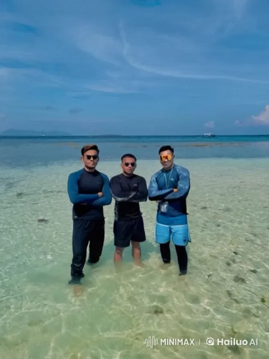 Kung Fu Masters Practice on Tranquil Beach – AI Generated Video | Hailuo AI