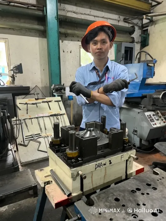 Worker Fuses Kungfu Mastery with Workshop Tools – AI Generated Video | Hailuo AI