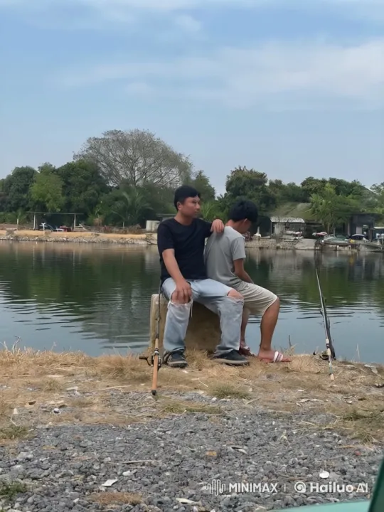 Martial Arts Fight by a Serene Lakeside – AI Generated Video | Hailuo AI