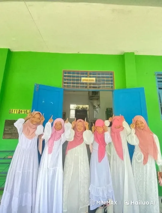 Six Girls Perform Synchronized Kung Fu in White Dresses – AI Generated Video | Hailuo AI