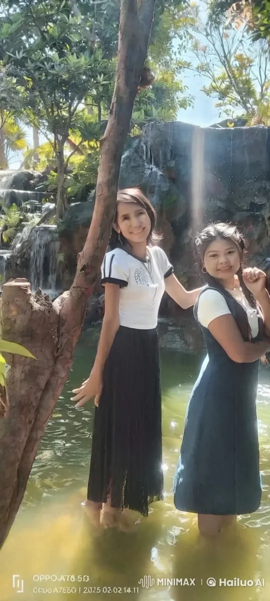 Martial Artists Perform in Serene Waterfall Setting – AI Generated Video | Hailuo AI