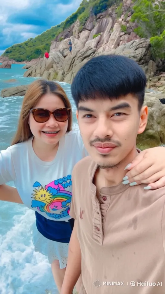 Live2D Animated Kung Fu Fight at Scenic Seaside – AI Generated Video | Hailuo AI