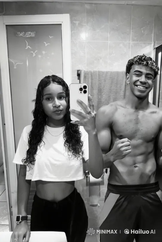 Young Couple Shares Intimate Moment in Bathroom – AI Generated Video | Hailuo AI