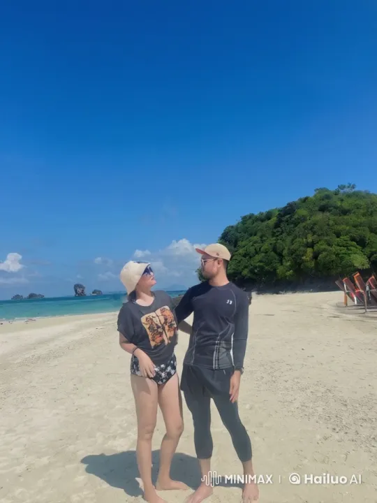 Beachside Martial Arts Display with Scenic Backdrop – AI Generated Video | Hailuo AI