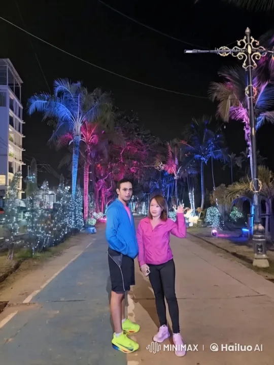 Vibrant Night Pathway Kung Fu Showdown – AI Generated Video | Hailuo AI