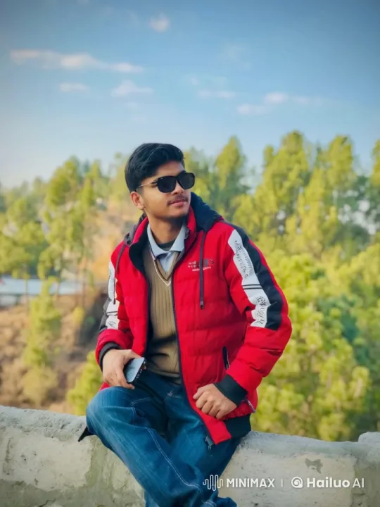 Young Man on a Concrete Ledger with a 360-Degree Panoramic View – AI Generated Video | Hailuo AI
