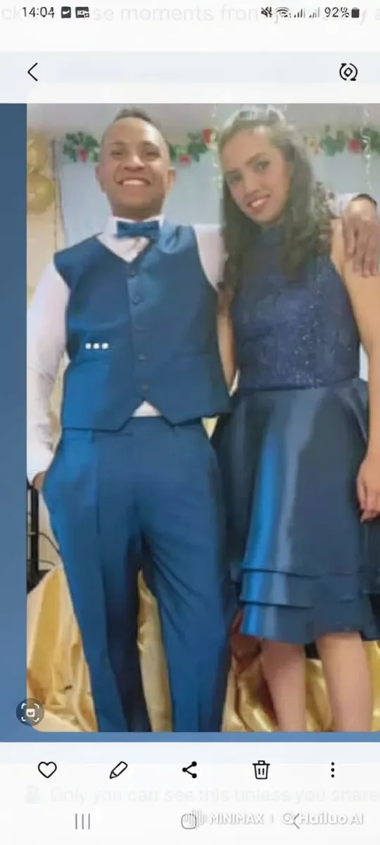 Elegant Couple Shares Tender Moment Amid Festive Decor – AI Generated Video | Hailuo AI