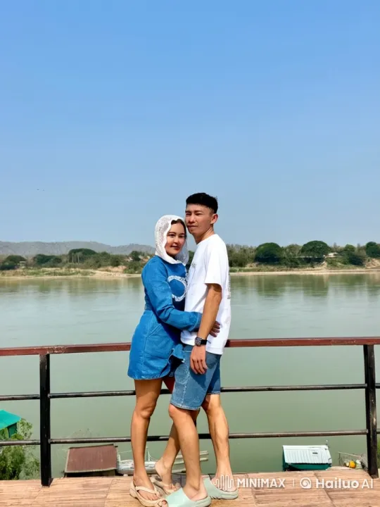 Couple Engages in Intense Kung Fu Fight by Serene River – AI Generated Video | Hailuo AI