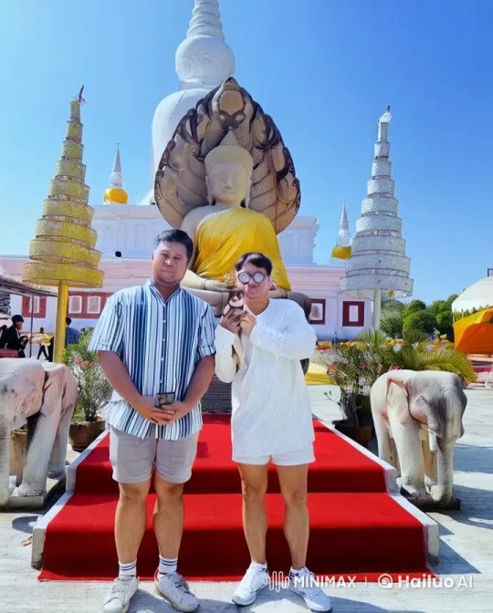 Martial Arts Duel in Serene Temple Setting – AI Generated Video | Hailuo AI