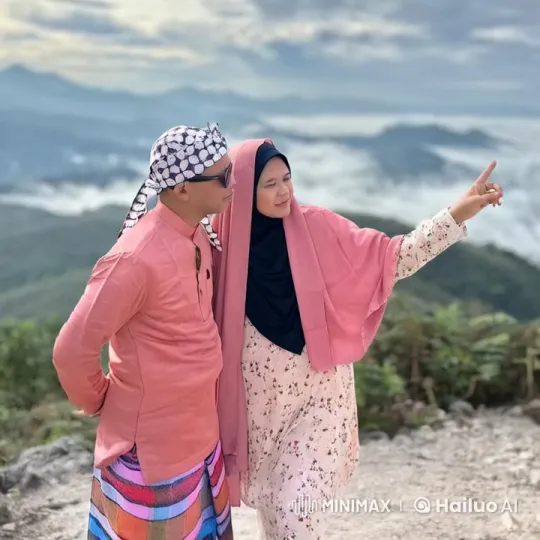 Couple Showcases Martial Arts and Love in Mountain Landscape – AI Generated Video | Hailuo AI