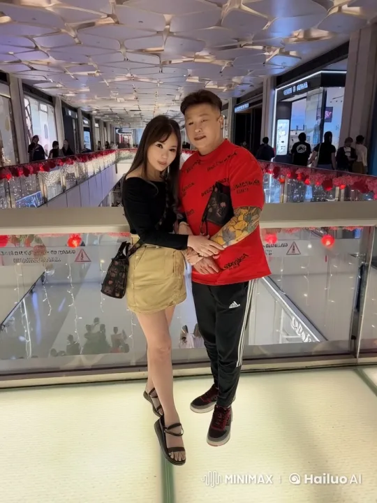 Couple Performs Synchronized Kung Fu in Mall – AI Generated Video | Hailuo AI