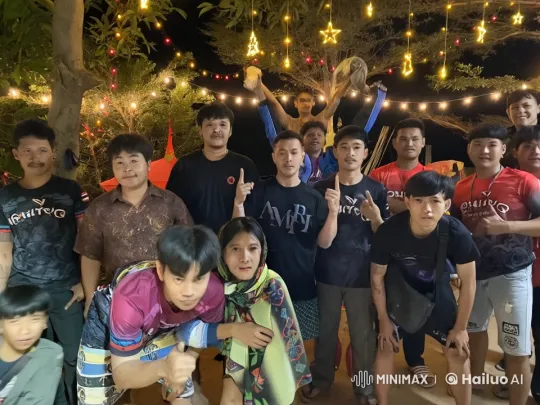Festive Night Martial Arts Display – AI Generated Video | Hailuo AI