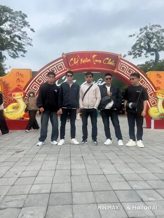 Five Young Men Showcase Impressive Martial Arts Skills – AI Generated Video | Hailuo AI
