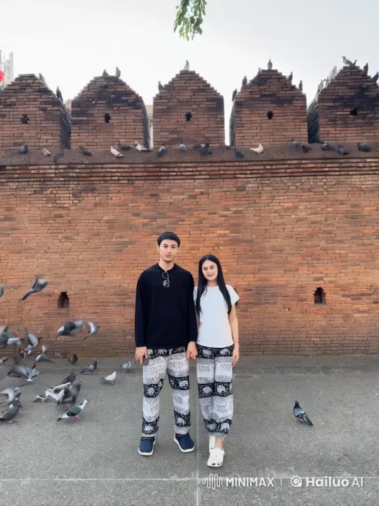 Couple Displays Martial Arts Prowess in Historic Setting – AI Generated Video | Hailuo AI