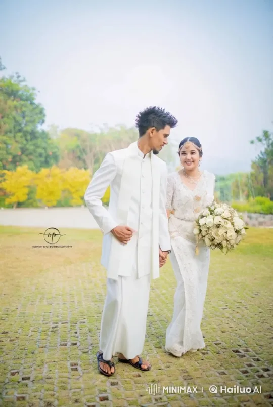 Traditional Wedding to Kungfu Display in Serene Garden – AI Generated Video | Hailuo AI