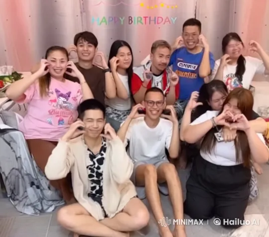 Friends Celebrate Birthday with Joyful Kungfu Fun – AI Generated Video | Hailuo AI
