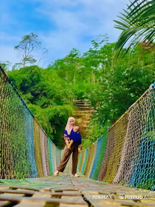 Kung Fu Artist Performs on Forest Bridge – AI Generated Video | Hailuo AI