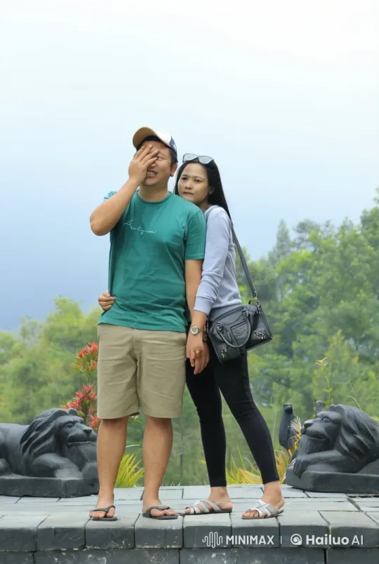 Outdoor Kungfu Fight Scene with Greenery Background – AI Generated Video | Hailuo AI