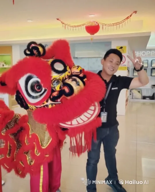 Lion Dance Meets Kung Fu in Festive Performance – AI Generated Video | Hailuo AI