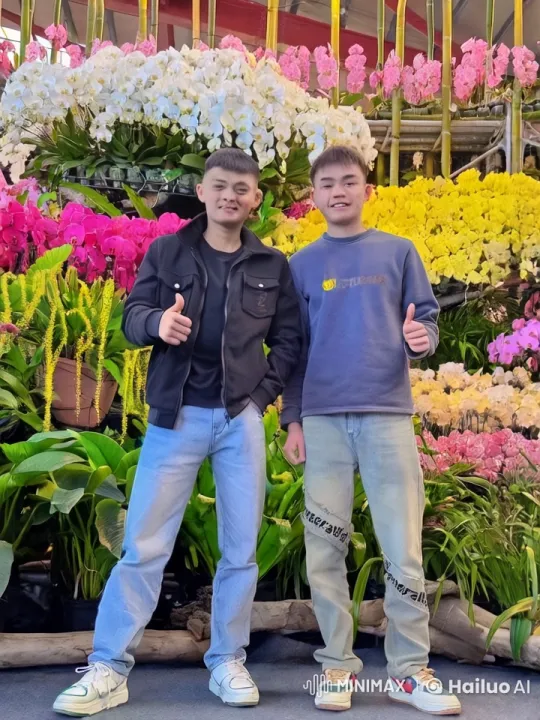 Young Men Levitate and Fight in Colorful Flower Garden – AI Generated Video | Hailuo AI
