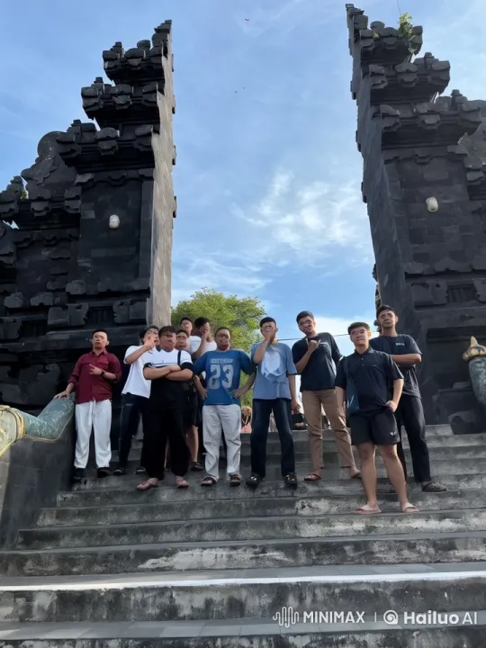 Young Men Perform Energetic Kungfu Showdown on Stone Stairs – AI Generated Video | Hailuo AI