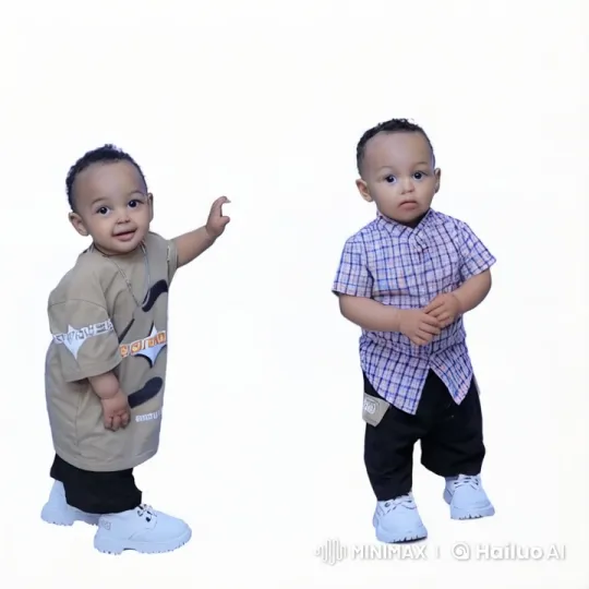Toddlers Engage in Playful Kungfu Sparring – AI Generated Video | Hailuo AI