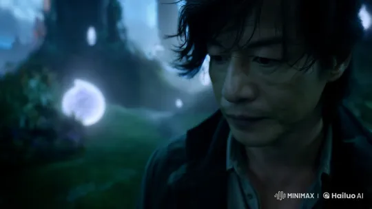 Man in Misty Enchanted Forest, Anticipating Adventure – AI Generated Video | Hailuo AI