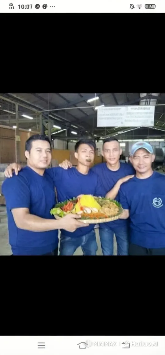 Martial Arts Performance with Team Balance in Industrial Setting – AI Generated Video | Hailuo AI