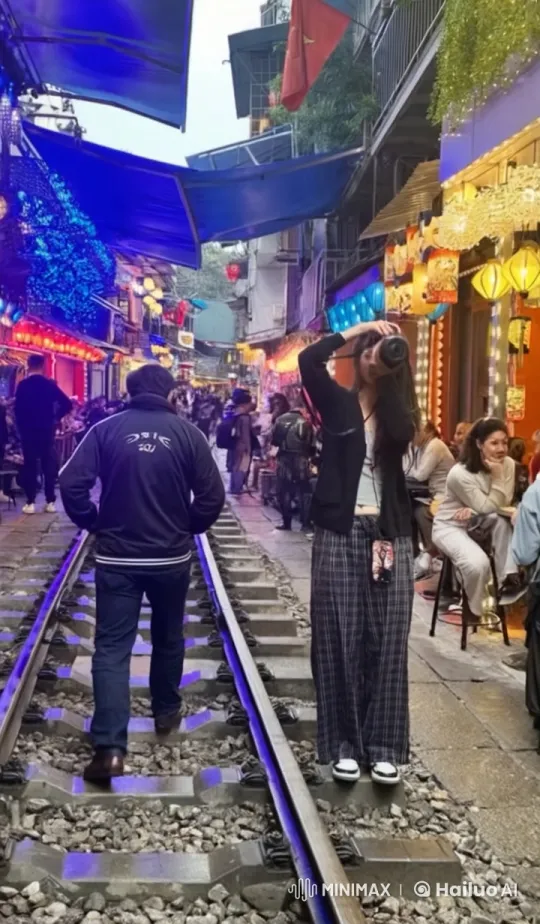 Intense Kung Fu Battle in Bustling Street Scene – AI Generated Video | Hailuo AI