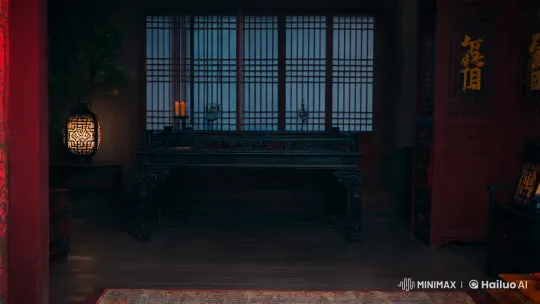 Possessed Chinese Woman Transforms in Traditional Room – AI Generated Video | Hailuo AI