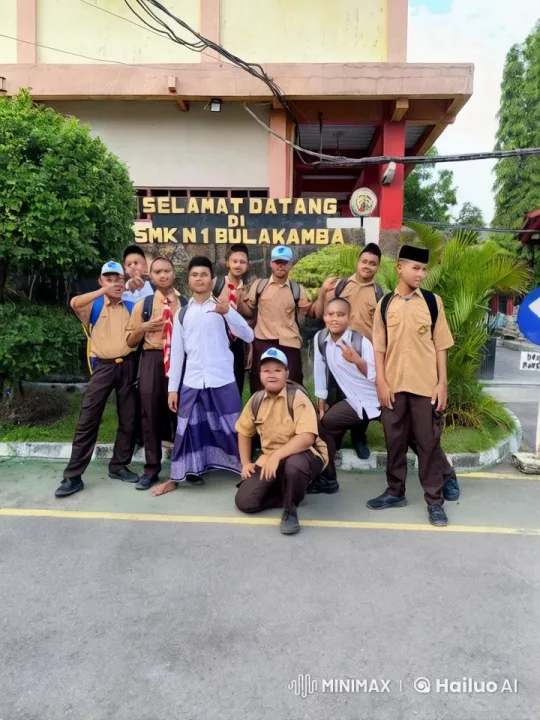 SMK N1 Bulakamba Students Practice Kung Fu – AI Generated Video | Hailuo AI