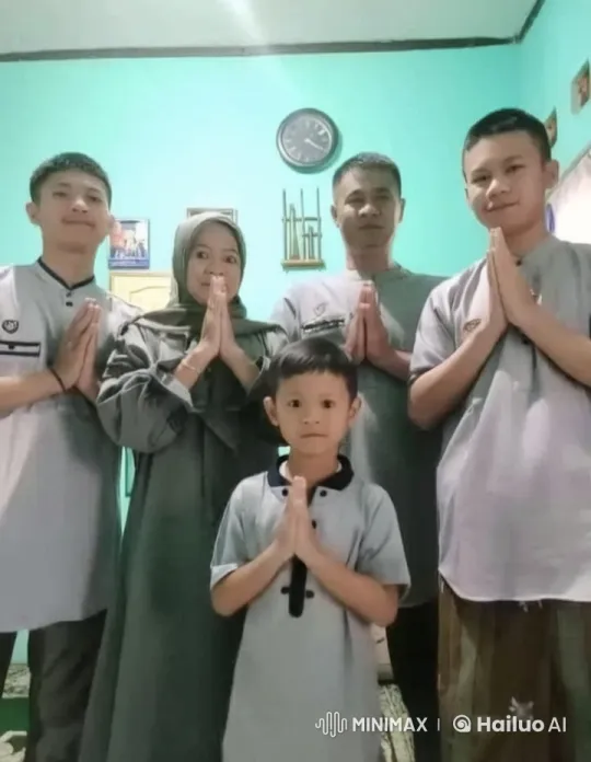 Family Demonstrates Energetic Kung Fu Coordination – AI Generated Video | Hailuo AI