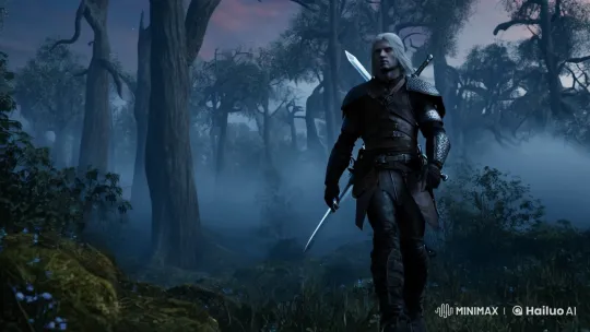Geralt of Rivia: Witcher's Twilight Journey – AI Generated Video | Hailuo AI
