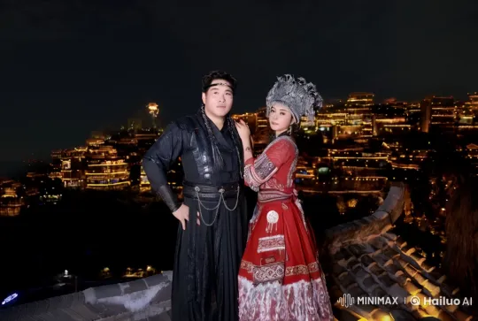 Traditional Attire Kung Fu Fight Against Cityscape – AI Generated Video | Hailuo AI