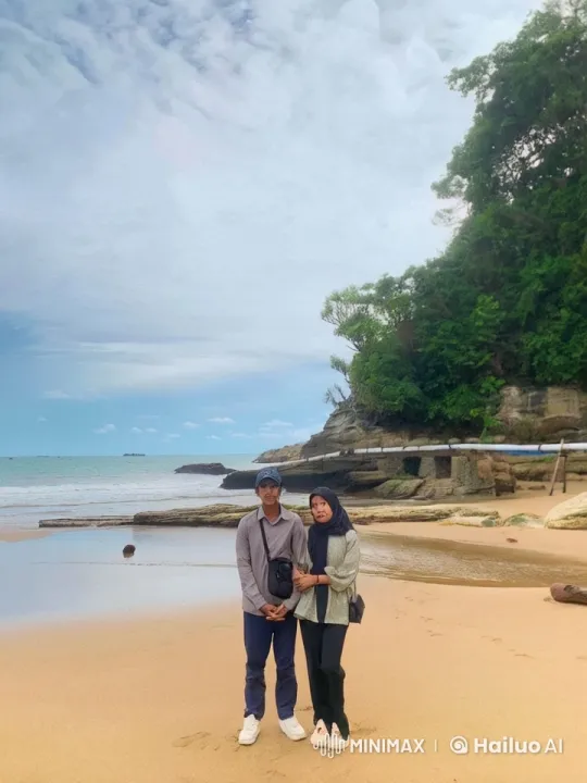 Couple Practicing Kungfu on Serene Beach – AI Generated Video | Hailuo AI