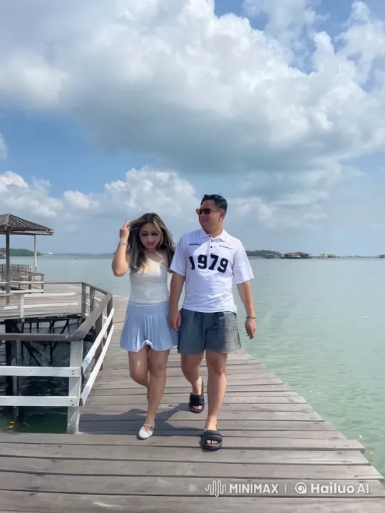 Kung Fu Duo Showcases Martial Arts Grace Amidst Tranquil Scenery – AI Generated Video | Hailuo AI
