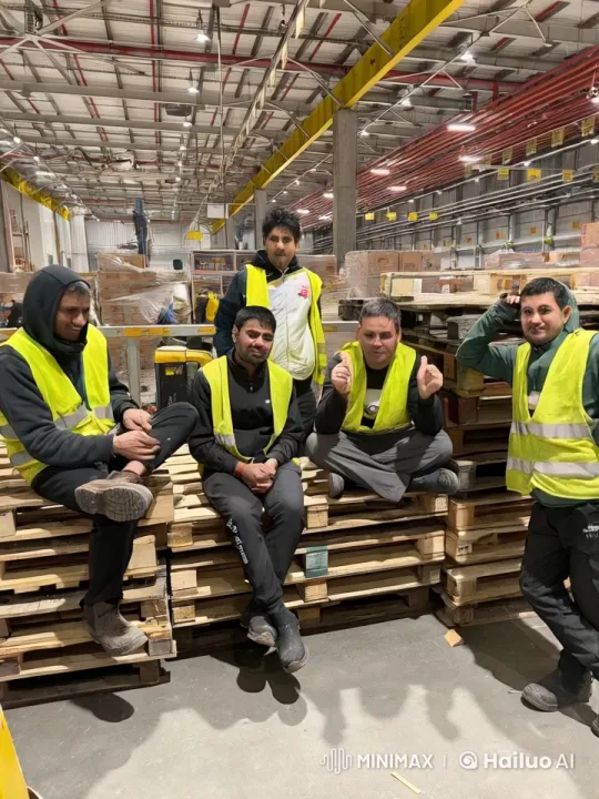 Warehouse Workers Engage in Intense Martial Arts Display – AI Generated Video | Hailuo AI