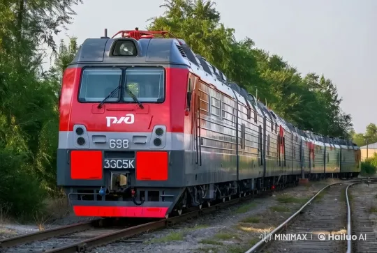 Teen Aspires to Drive Locomotive, Learns Operations – AI Generated Video | Hailuo AI