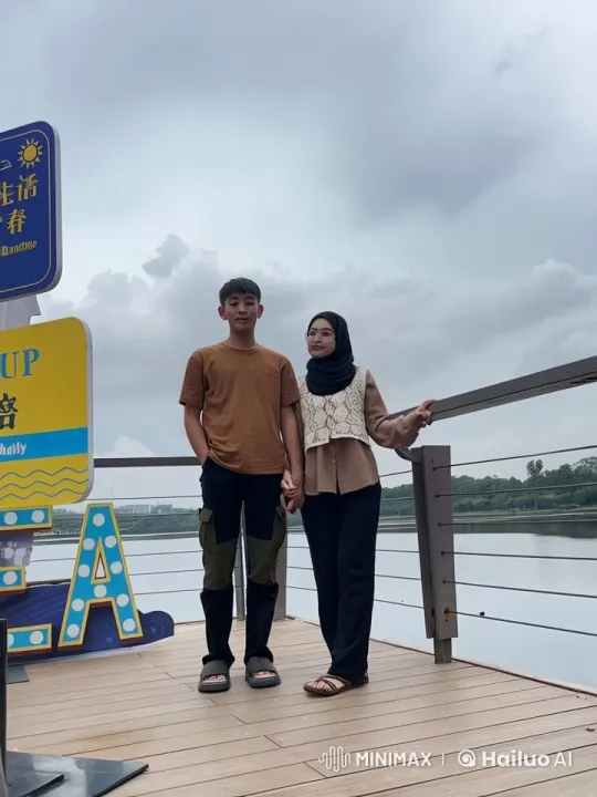 Couples' Kungfu Performance by the Lake in Live2D – AI Generated Video | Hailuo AI