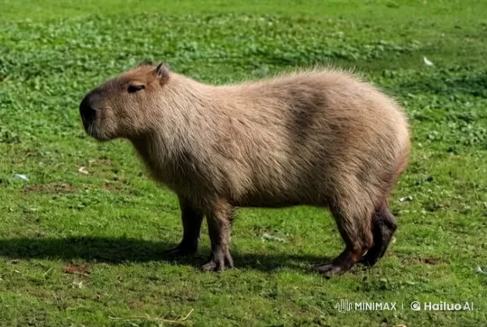 Capybara Chases Girl in Live2D Animation – AI Generated Video | Hailuo AI