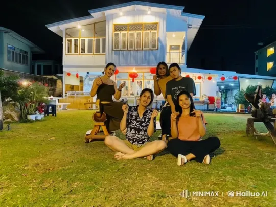 Nocturnal Martial Arts Display in Backyard Setting – AI Generated Video | Hailuo AI