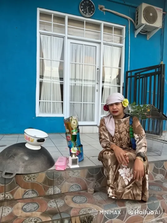 Live2D Animation: Woman Practicing Kungfu on a Porch – AI Generated Video | Hailuo AI