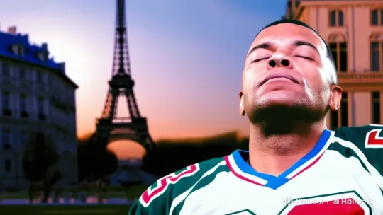Peaceful Footballer Asleep Amidst Serene Eiffel Tower Scene – AI Generated Video | Hailuo AI