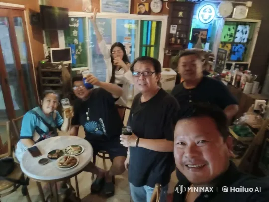 Cozy Bar Atmosphere with Toasting and Snacking – AI Generated Video | Hailuo AI