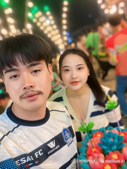 Festive Night Market Kungfu Performance with Live2D Animation – AI Generated Video | Hailuo AI