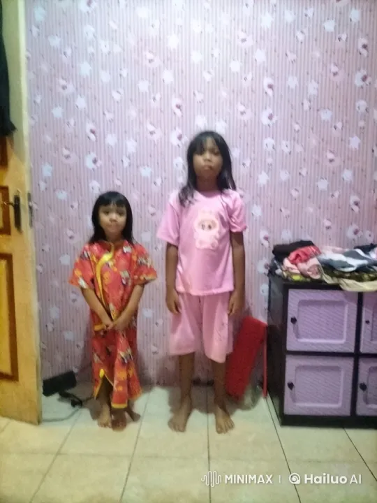 Two Girls Joyfully Practice Kung Fu in Pajamas – AI Generated Video | Hailuo AI