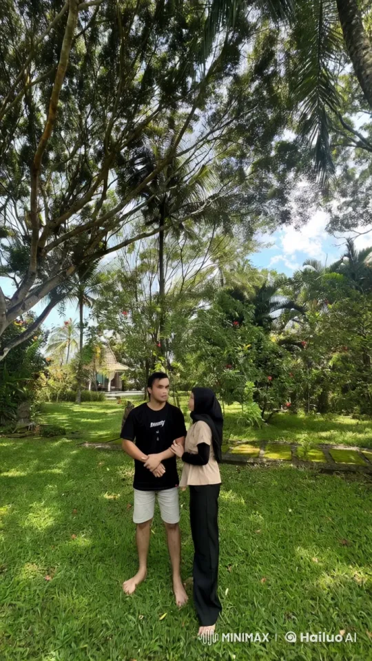Romantic Kung Fu Duo in Tranquil Garden Setting – AI Generated Video | Hailuo AI